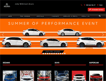 Tablet Screenshot of jodywilkinsonacura.com